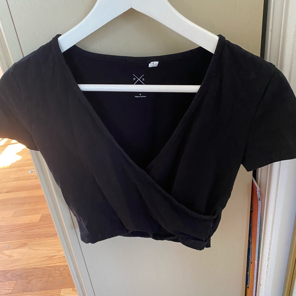 PacSun Black Wrap Shirt!